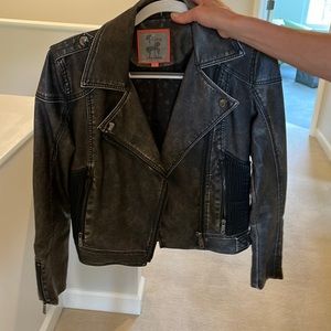 Leather jacket